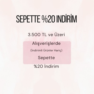 Üyelerimize Özel (İndirimli Ürünler Hariç) 3500 TL